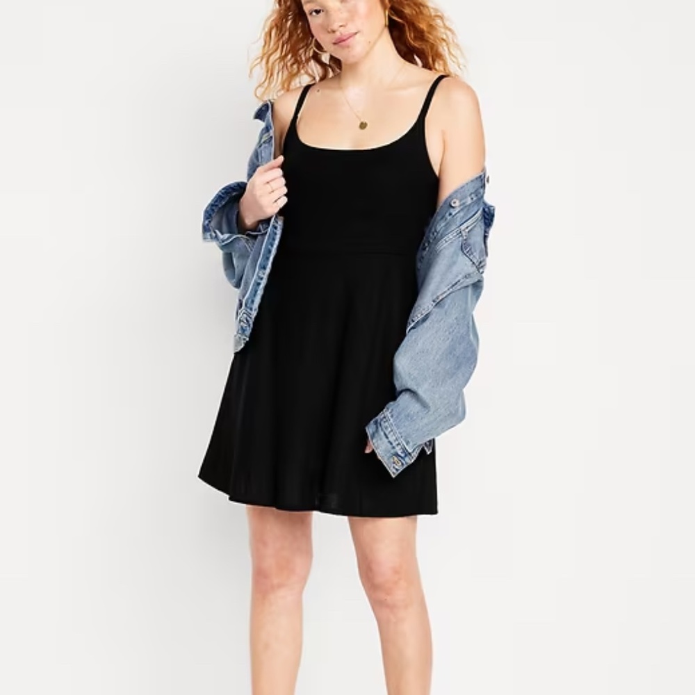 Old Navy Women’s Black Dress – Size XL – Adjustable Straps